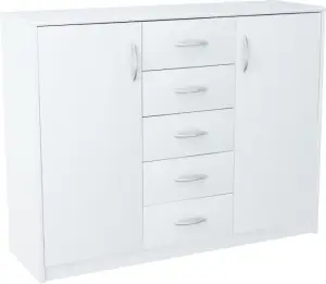 Komoda JULIA K019 K12D5S BIAŁY