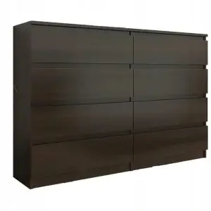 Komoda 140cm 8 Szuflad WENGE