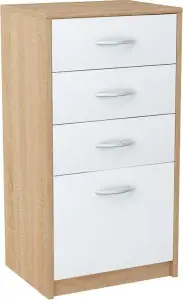 Komoda K026 JULIA K14S SONOMA BIAŁY