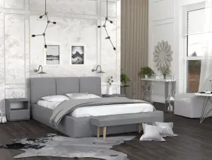 Łóżko tapicerowane BETTY  140x200 Podnoszone z pojemnikiem