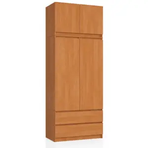Szafa garderoba 2 Drzwiowa 90cm + Nadstawka Olcha