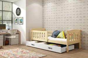 Łóżko parterowe SOSNA 160x80 180x80 200x90 KUBUŚ