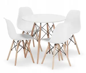 Stół + 4 Krzesła Nowoczesny Skandynawski Stylowy LOFT