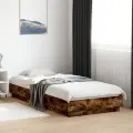 Łóżko_Mlodziezowe_90x200_biale_czarne_szare_Dab_z_ledami