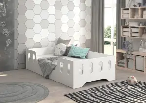 Łóżko dziecięce Montessori LAKI 140x70 Sonoma lub Białe