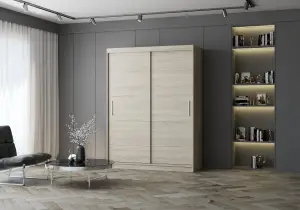 Szafa Przesuwna 150 cm Westa 6 Dąb Sonoma